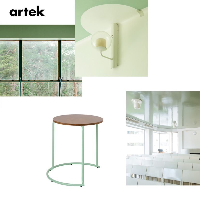 artek Artek アルテック 606 SIDE TABLE 606 サイドテーブル ローテーブル バーチ ブラックラッカー スチールフレーム  マット塗装 デザイン：アイノ・アアルト サイドテーブル