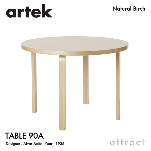 Artek アルテック TABLE 81B テーブル 81B サイズ：120×75cm （厚み