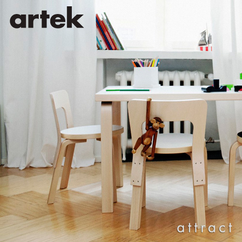 Artek アルテック N65 CHILDREN'S 子供用チェア 座面（バーチ） 脚部