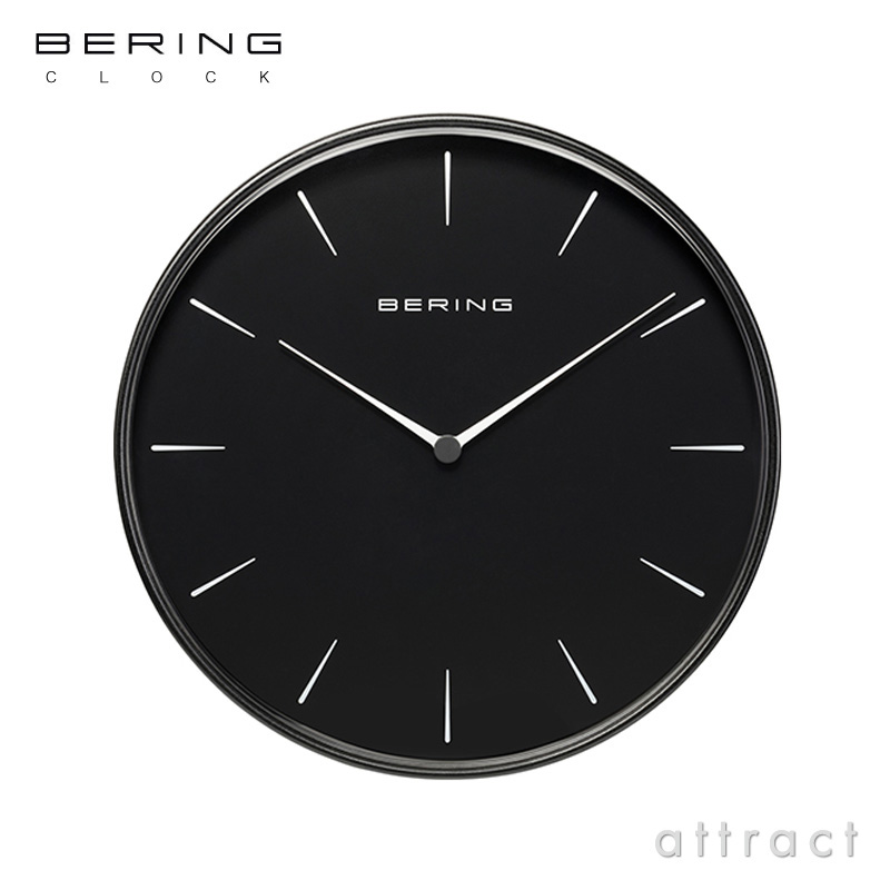 Bering ベーリング Wall Clock ウォールクロック 壁掛け時計 F290mm カラー 2色 Attract Official Site