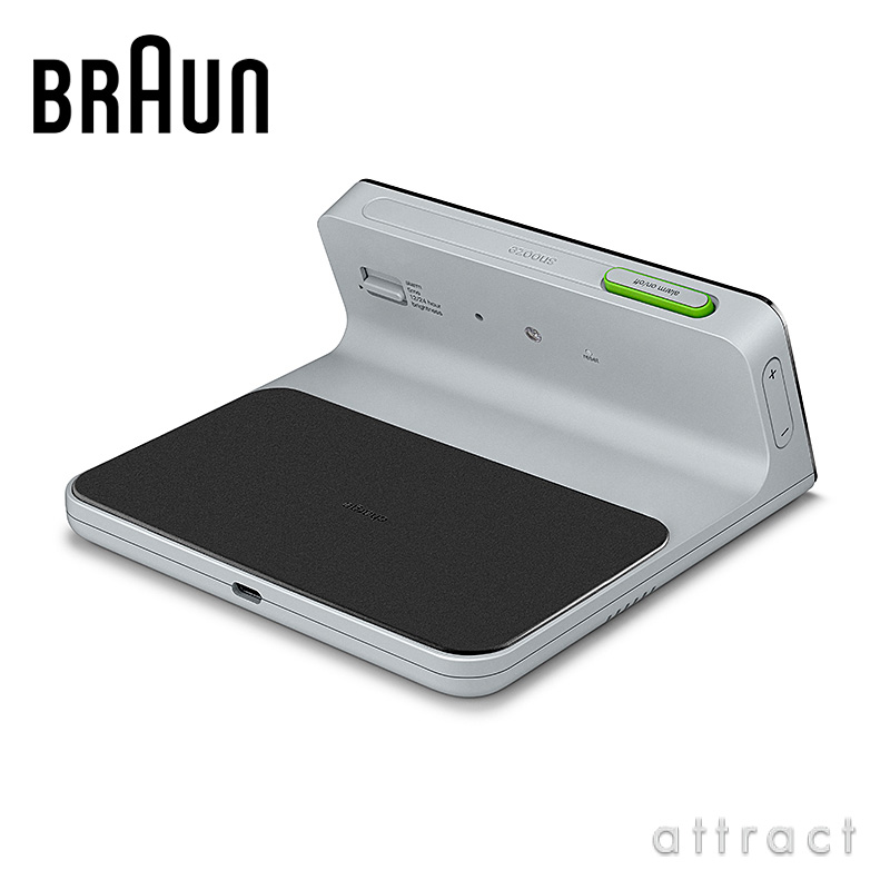 BRAUN ブラウン Wireless Charging Digital Alarm Clock ワイヤレス
