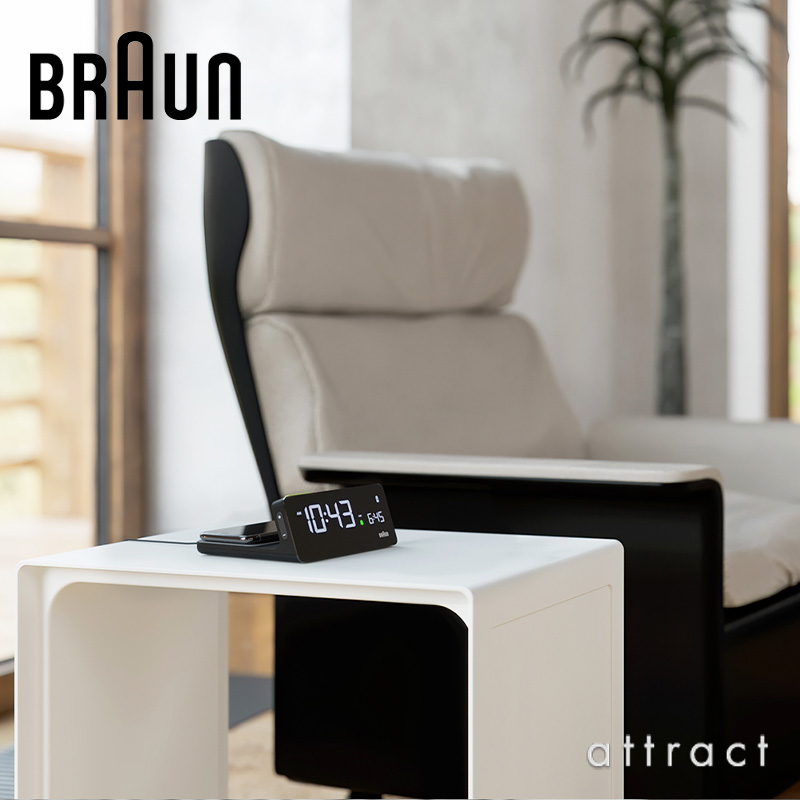 BRAUN ブラウン Wireless Charging Digital Alarm Clock ワイヤレス