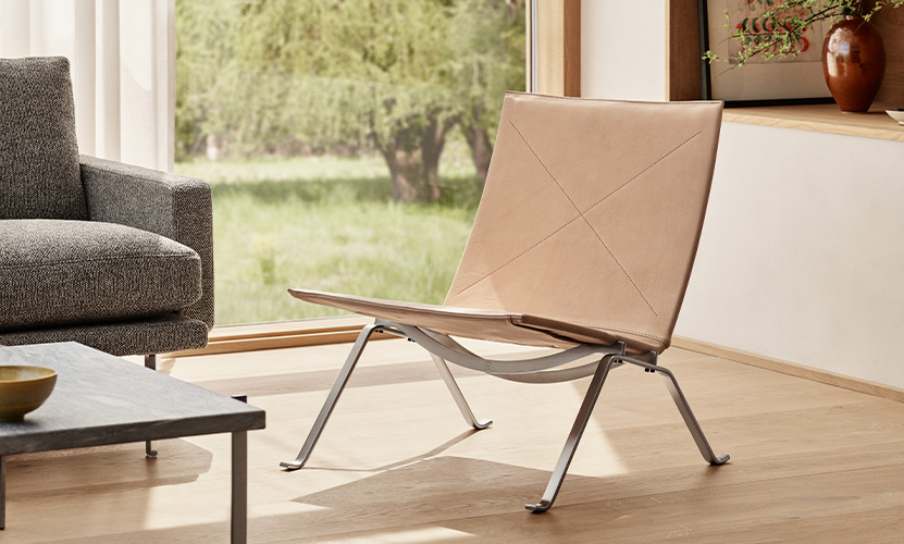 FRITZ HANSEN フリッツ・ハンセン PK22 ラウンジチェア ピュア