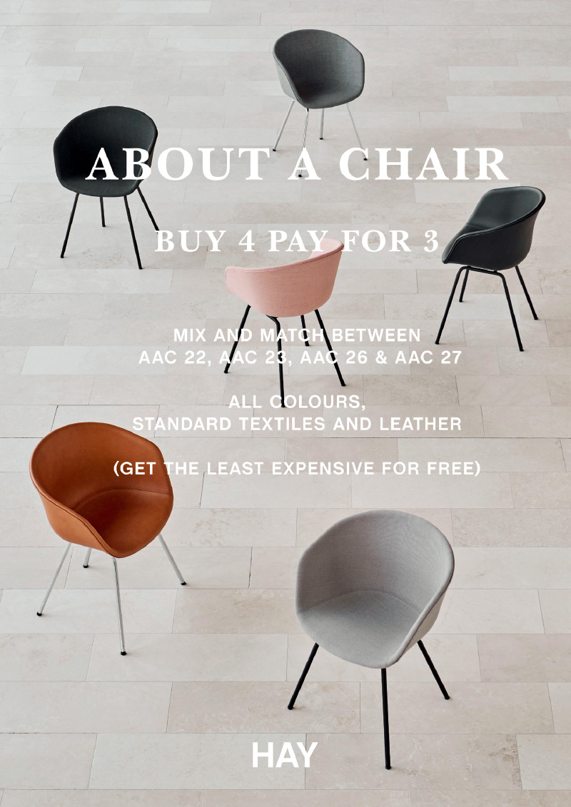 HAY ABOUT A CHAIR BUY 4 PAY FOR 3 - attract official site