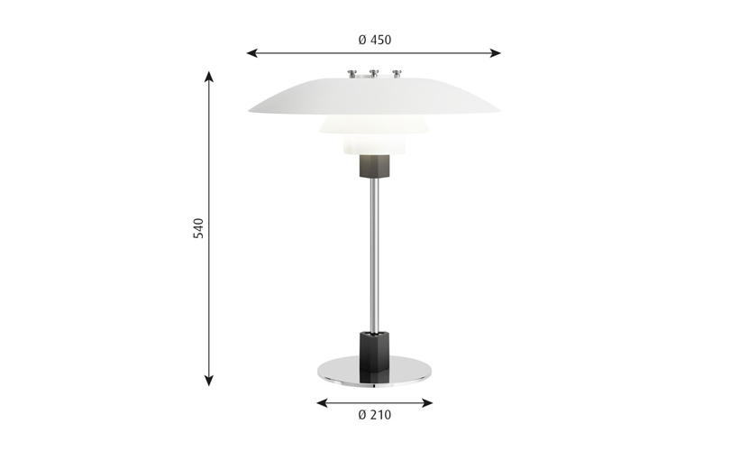 Louis Poulsen ルイスポールセン PH 4/3 Table テーブルランプ